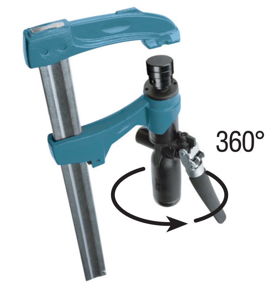 503-H2 Apriete Sargento Hidráulico Urko Llanta 35x8 mm. Alcance 130mm.